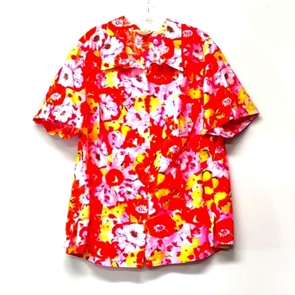 White Stag women's Blouse  button down boho Size: 3X - Picture 1 of 9
